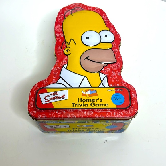 Game | The Simpsons | Homer’s Trivia Game | Classic Cartoon Card Play Game | Set - Picture 1 of 7